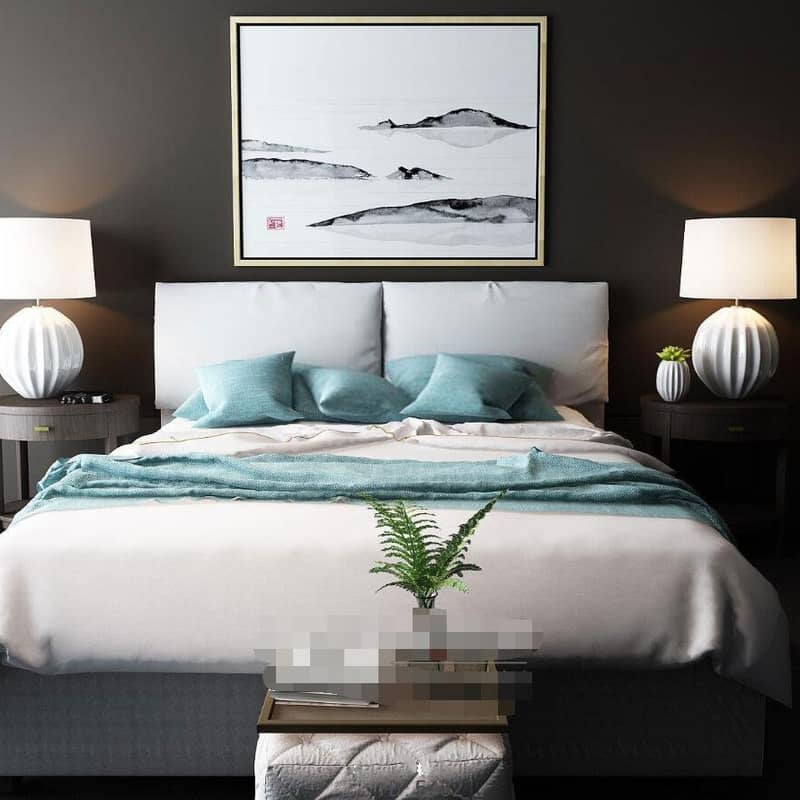 bedroom modern minimalist