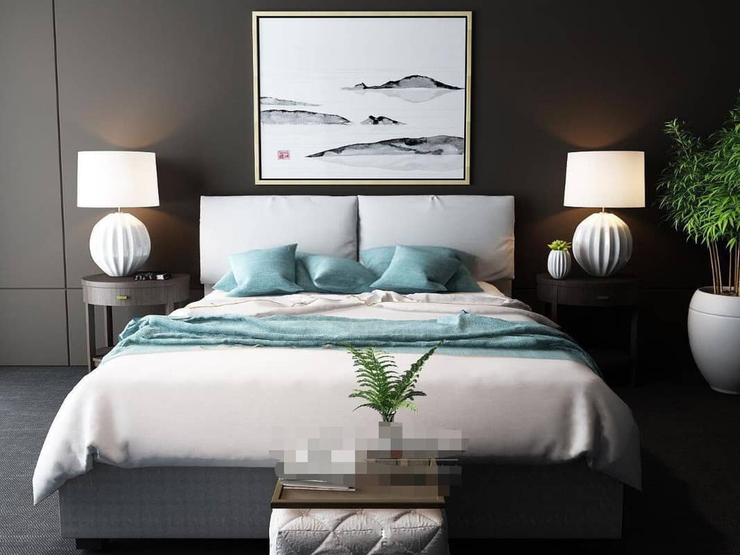 bedroom modern minimalist