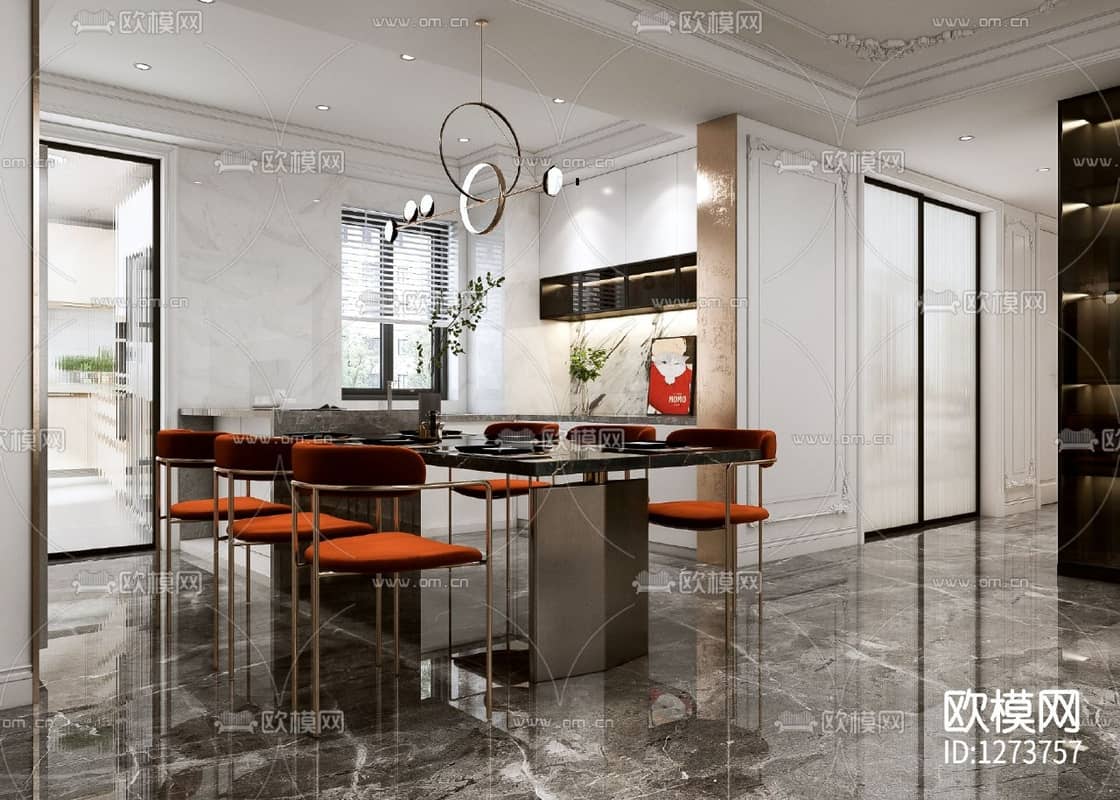 living room dining area