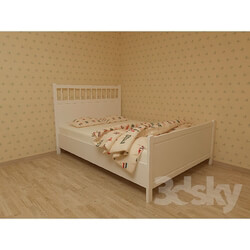 Bed - Hemnes Bed _IKEA_ 