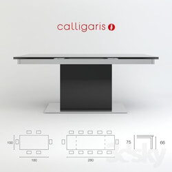 Table - Buffet Park Glass CS 4039-GR by Calligaris 