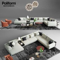 Sofa - Poliform Mondrian Sofa 1 