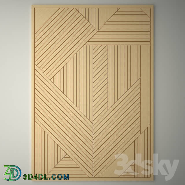 3D panel - Wall Decor 04