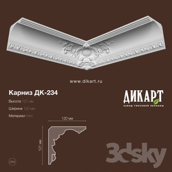 Decorative plaster - DK-234_121Hx120mm 