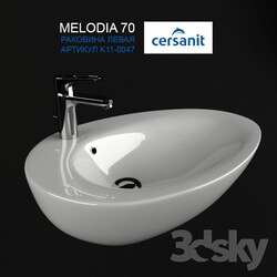 Wash basin - Sink Sersanit MELODIA 70 