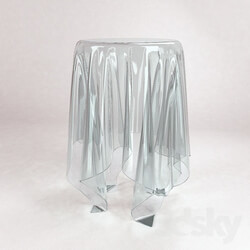 Table - plastic table - glass 