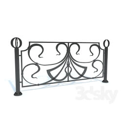 Other architectural elements - Forged fence 