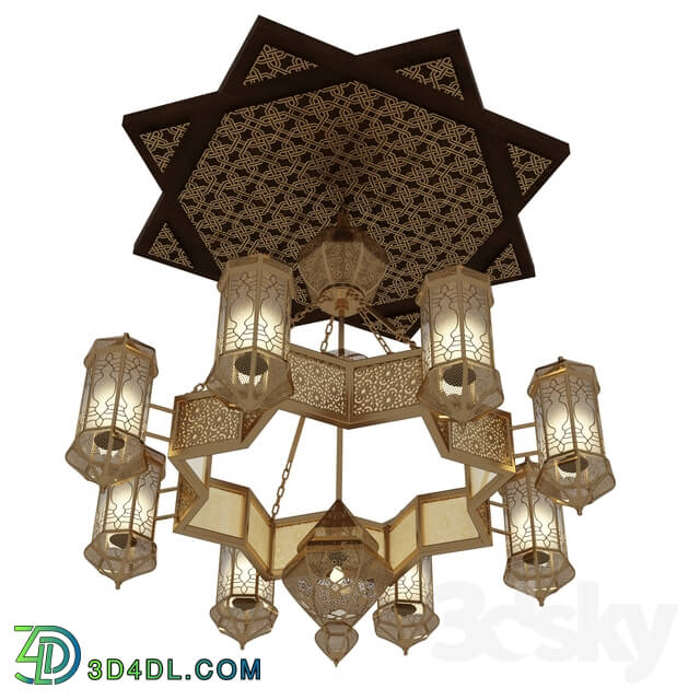 Ceiling light - Oriental chandelier