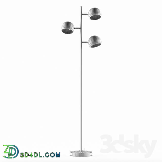 Floor lamp - Kare Floor Lamp Calotta Chrome