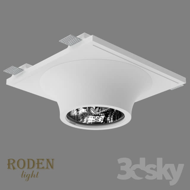 Spot light - OM Cut-in plaster under the putty lamp RODEN-light RD-250 AR-111