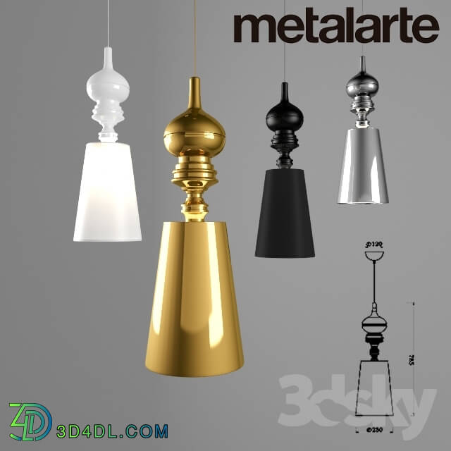 Ceiling light - Metalarte Josephine t Pe Pantalle