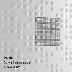 Other decorative objects - Pixels 3d wall decoration 