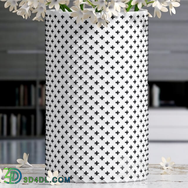 Plant - White Flower Vase