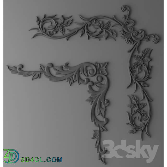 Decorative plaster - Set stucco.