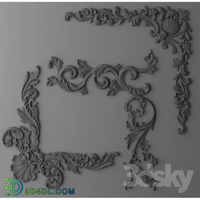 Decorative plaster - Set stucco.