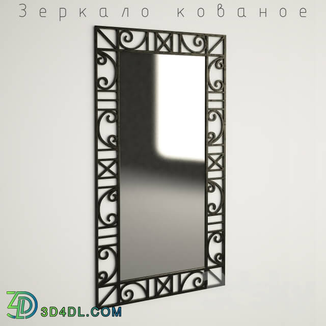 Mirror - Mirror wrought in country style
