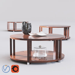 Table - Bolier Atelier Round Cocktail Table 