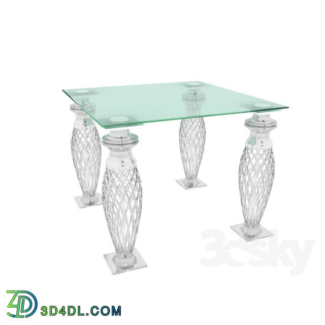 Table - Glass coffee table