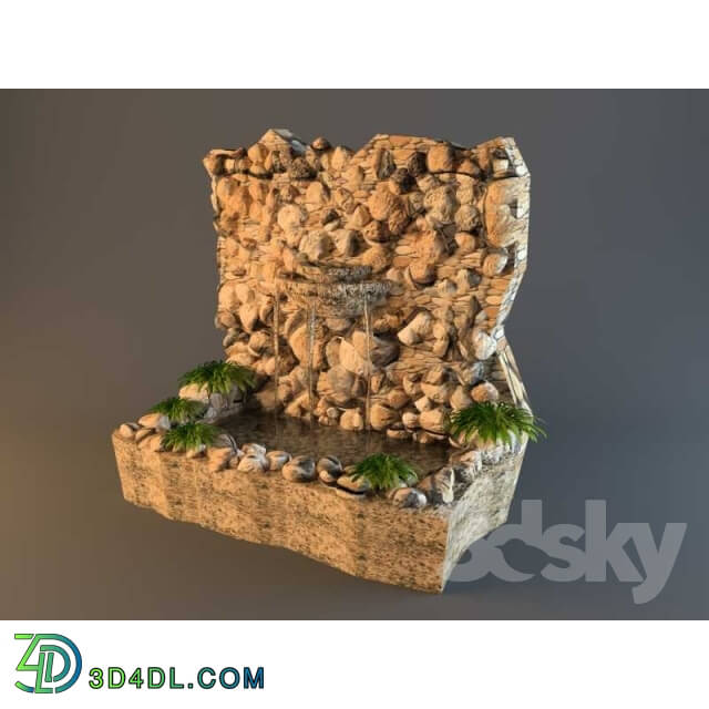 Other architectural elements - Decorative waterfall