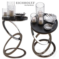 Table - Eichholtz Side Table Bowles with accesories 
