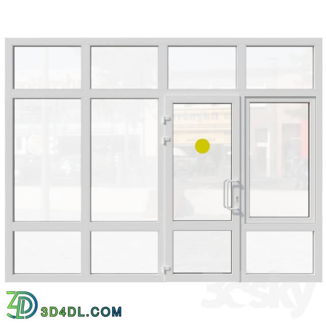 Doors - Plastic stained glass_ window_ door