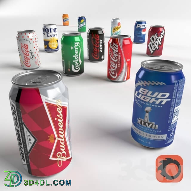 Food and drinks - Aluminum cans