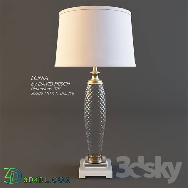 Table lamp - table lamp Lonia by David Frisch