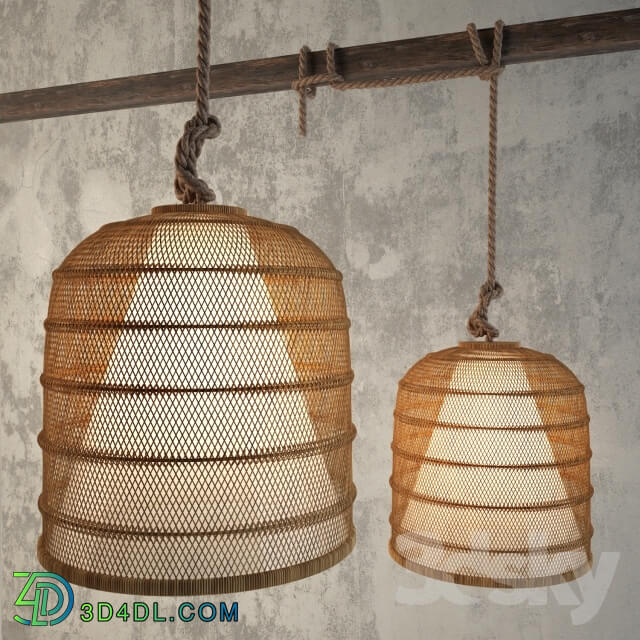 Ceiling light - Roost Basket Cloche Lamp