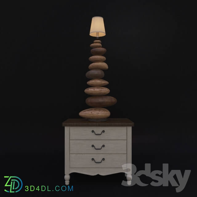 Sideboard _ Chest of drawer - Bedside table _ lamp