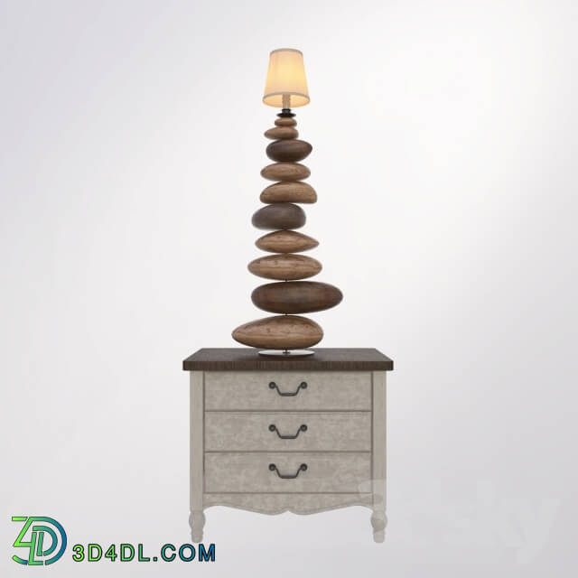 Sideboard _ Chest of drawer - Bedside table _ lamp