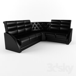 Sofa - Corner leather sofa 