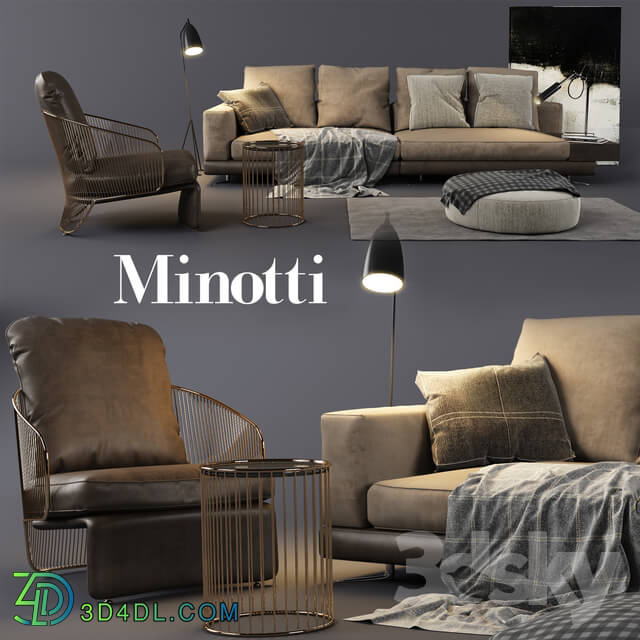 Sofa - Minotti Set 03