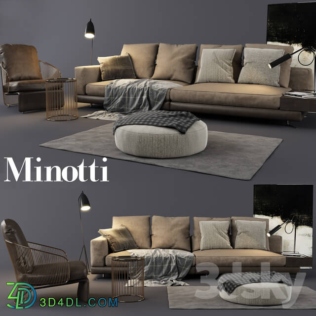 Sofa - Minotti Set 03