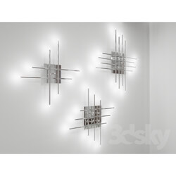 Wall light - Wall and ceiling lamps Ideal Lux CROSS PL16 