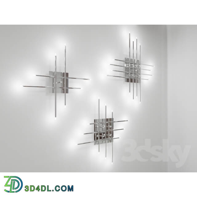 Wall light - Wall and ceiling lamps Ideal Lux CROSS PL16