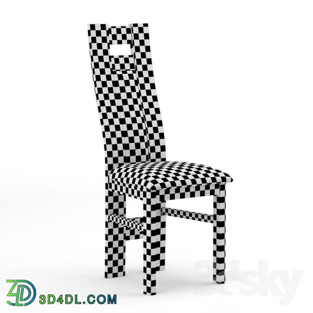 Chair - Wooden upholstered chair Mos