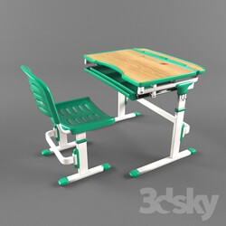 Table _ Chair - Adjustable desk and chair for children FunDesk Sorriso 