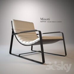 Arm chair - Minotti _ HOPPER 