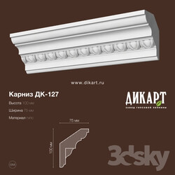 Decorative plaster - Dk-127_100Hx75mm 