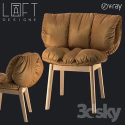 Arm chair - Chair LoftDesigne 1673 model 