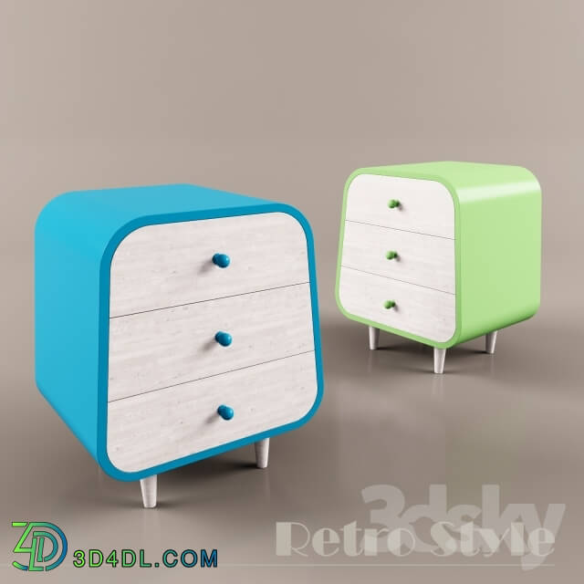 Sideboard _ Chest of drawer - Bollard Retro Style