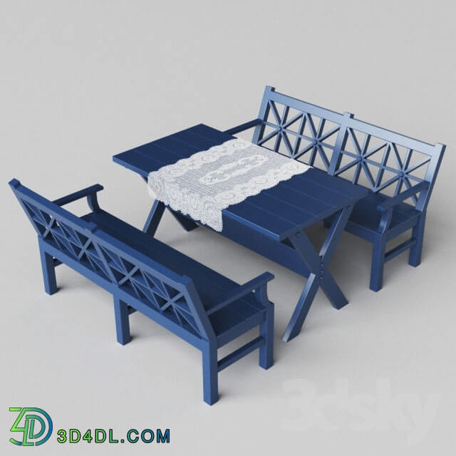 Table _ Chair - Dining group for baths