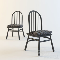 Chair - Black Dinner Chair 