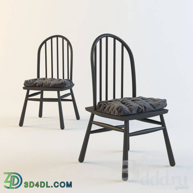 Chair - Black Dinner Chair