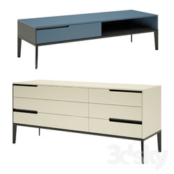 Sideboard _ Chest of drawer - Pedestals and dresser NATUZZI MONDRIAN 