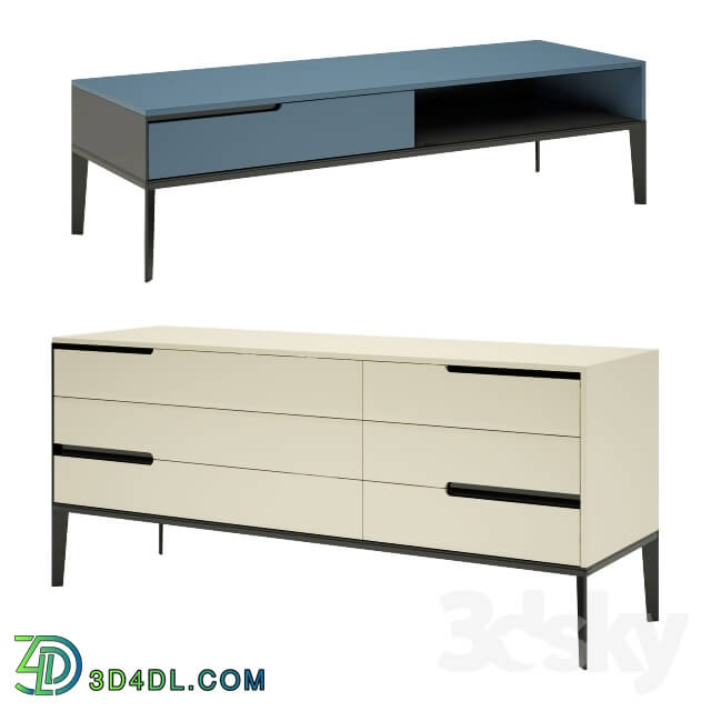 Sideboard _ Chest of drawer - Pedestals and dresser NATUZZI MONDRIAN