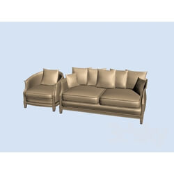 Sofa - sofa with armchair ItalMebel 