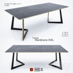 Table - Table Hardcore XXL 