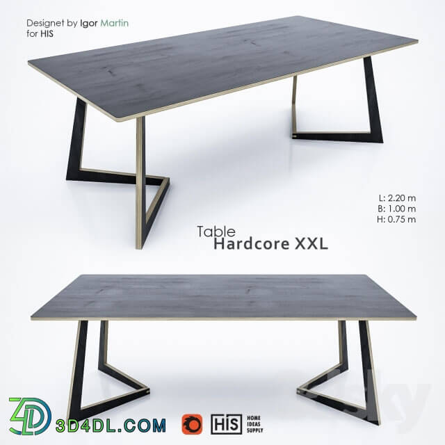 Table - Table Hardcore XXL