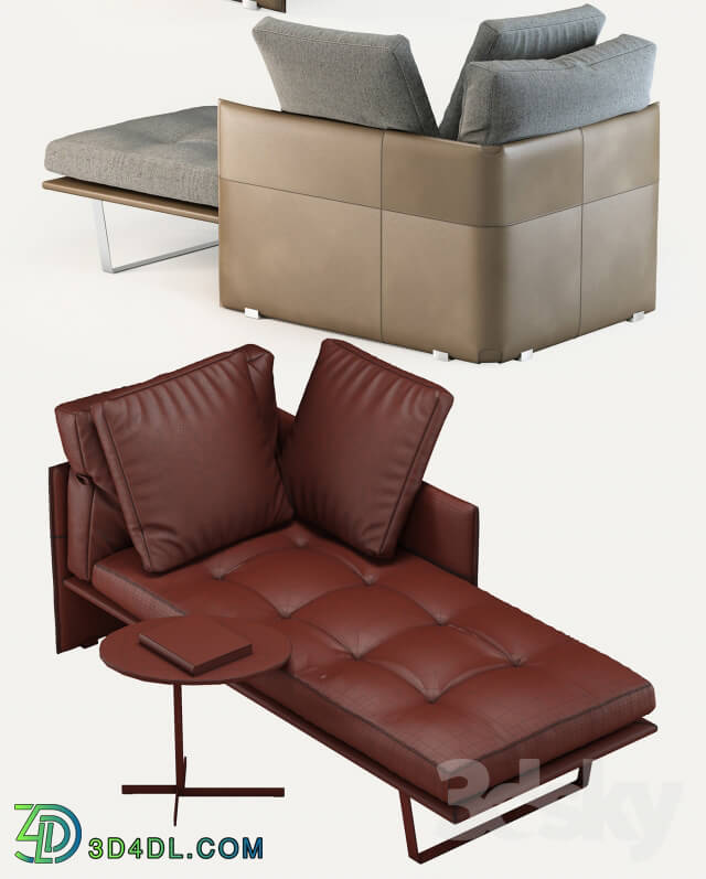 Other soft seating - Minotti Luggage